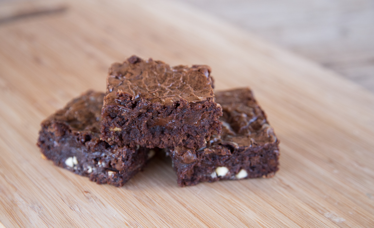 Triple Chocolate Chip Brownies