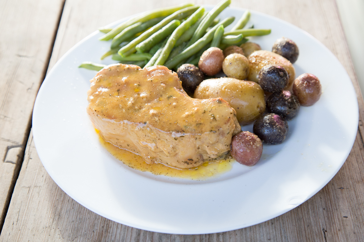 4-Ingredient Creamy Ranch Pork Chops