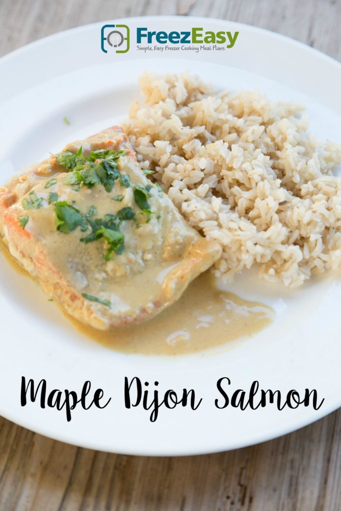 Freezer Friendly Maple Dijon Salmon | FreezEasy.com