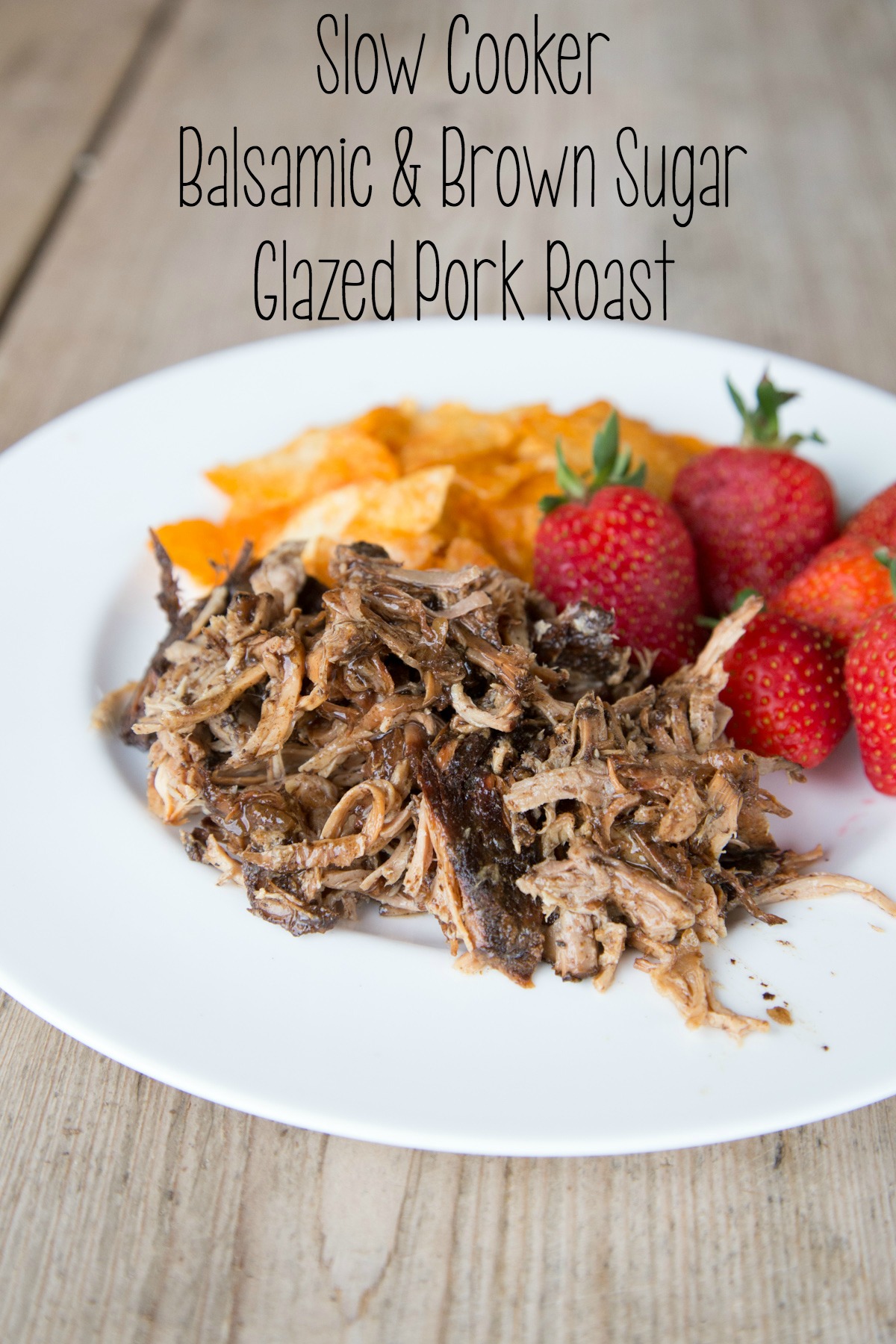 Slow Cooker Balsamic Brown Sugar Pork Roast | 5DollarDinners.com