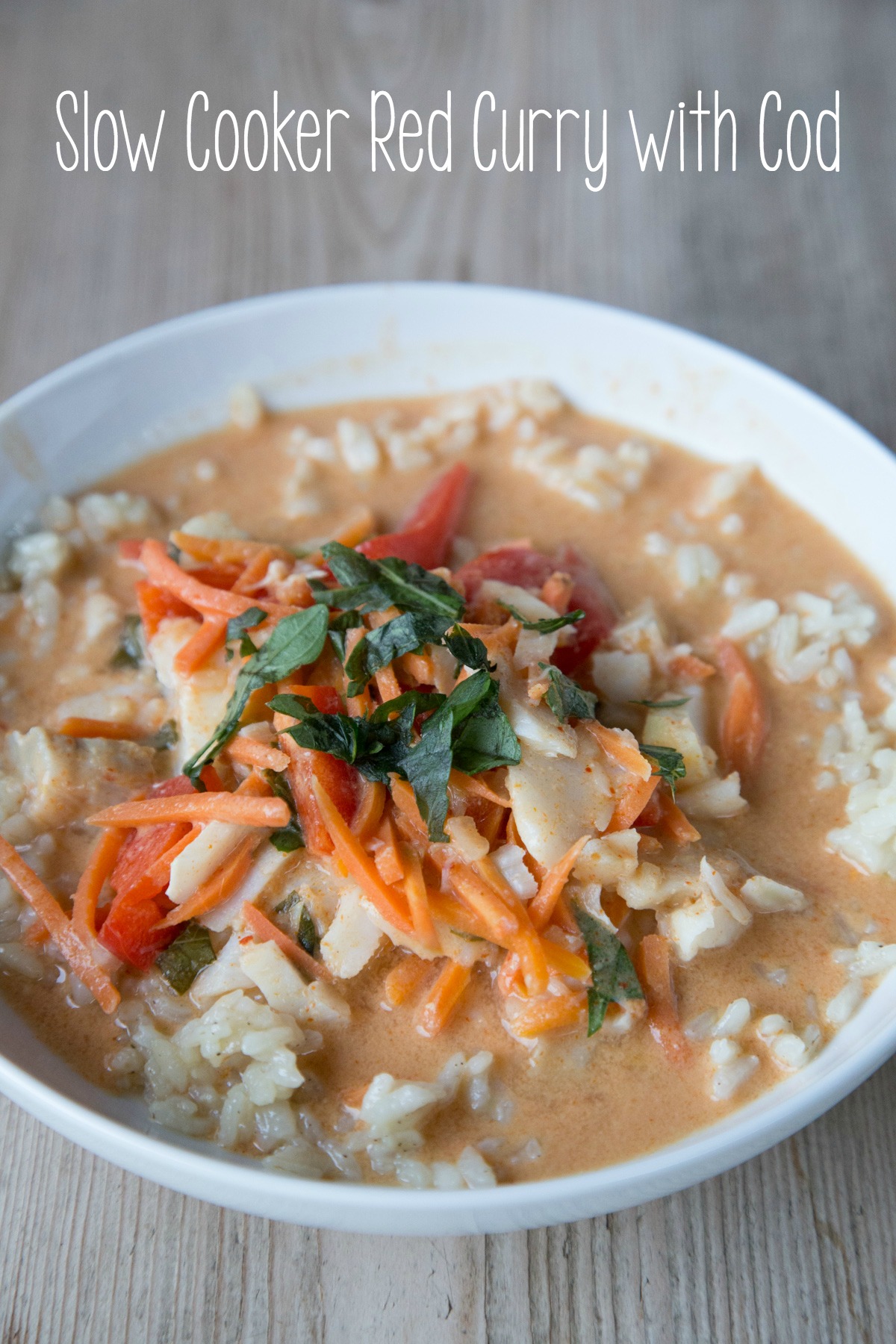 Cod red curry top