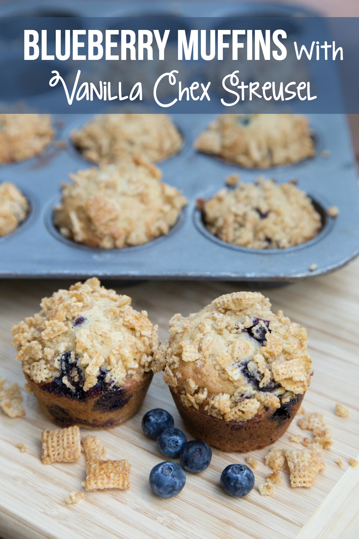 Blueberry Vanilla Chex Muffins on 5DollarDinners.com