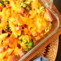 Cheesy Broccoli & Ham Pasta from 5DollarDinners.com