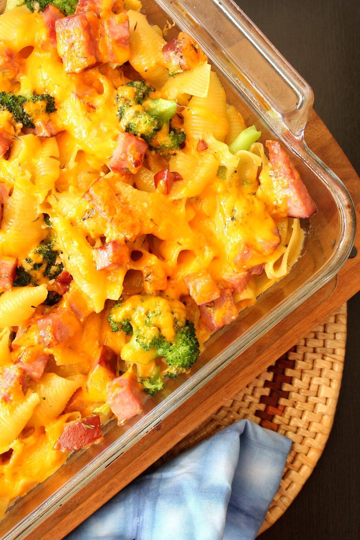 Cheesy Broccoli & Ham Pasta from 5DollarDinners.com