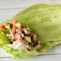 Chicken Caesar Lettuce Wraps from 5DollarDinners.com