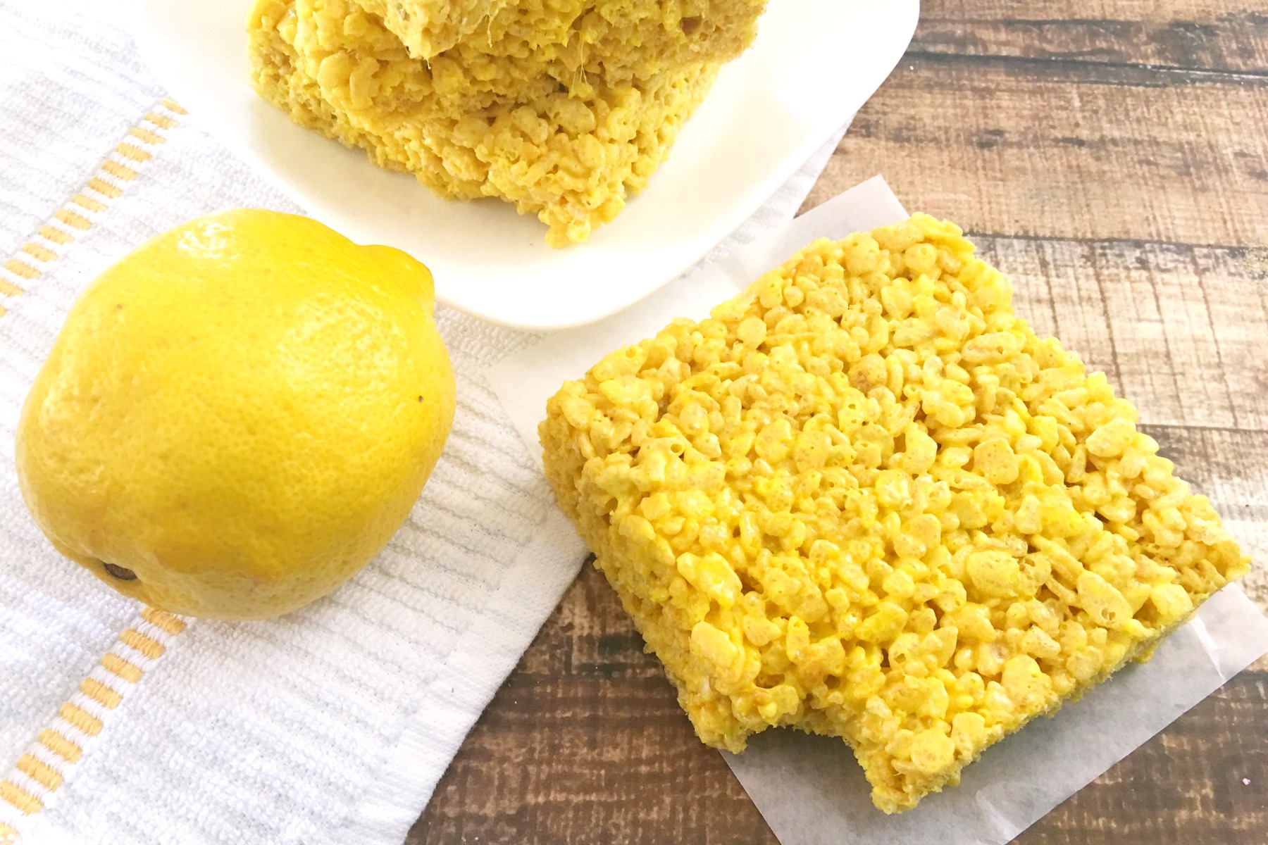 Lemon Rice Krispies from 5DollarDinners.com