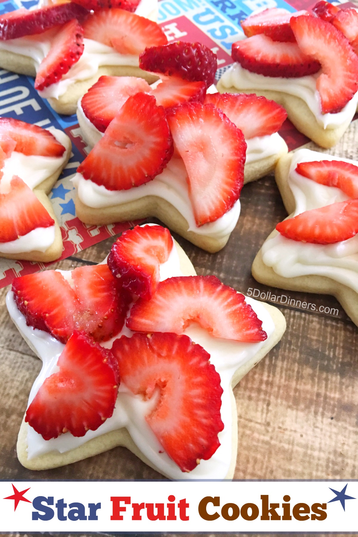 Star Fruit Cookies Recipe from 5DollarDinners.com