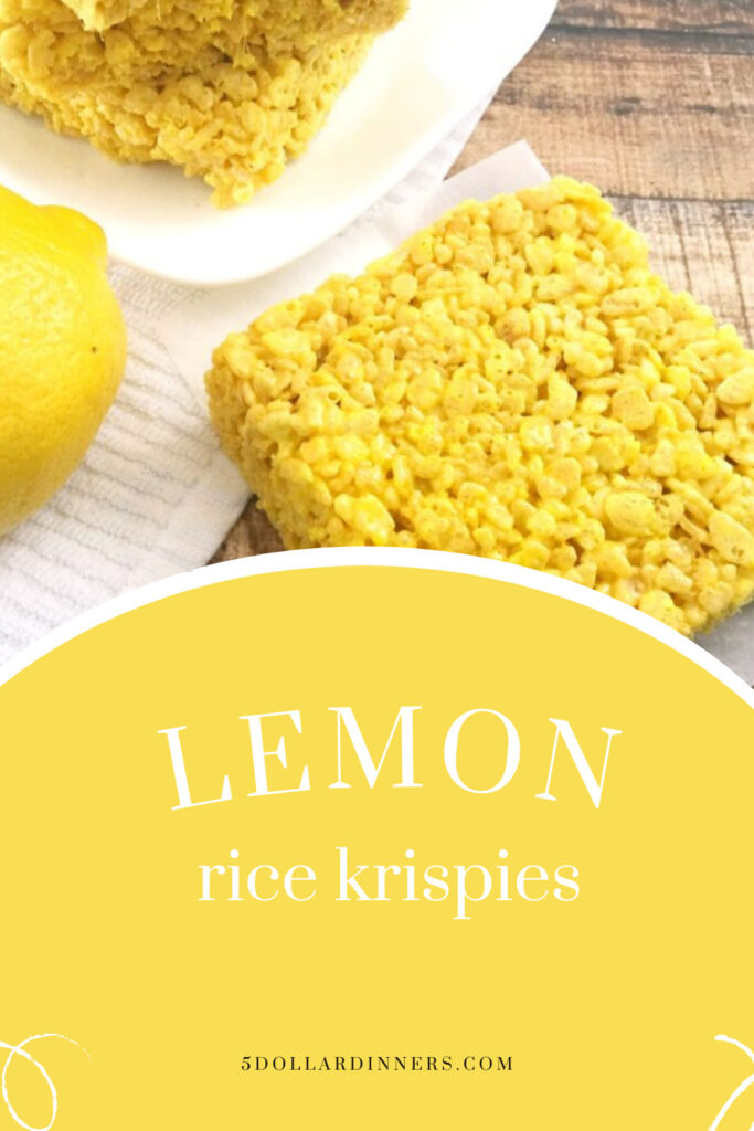 lemon rice krispies