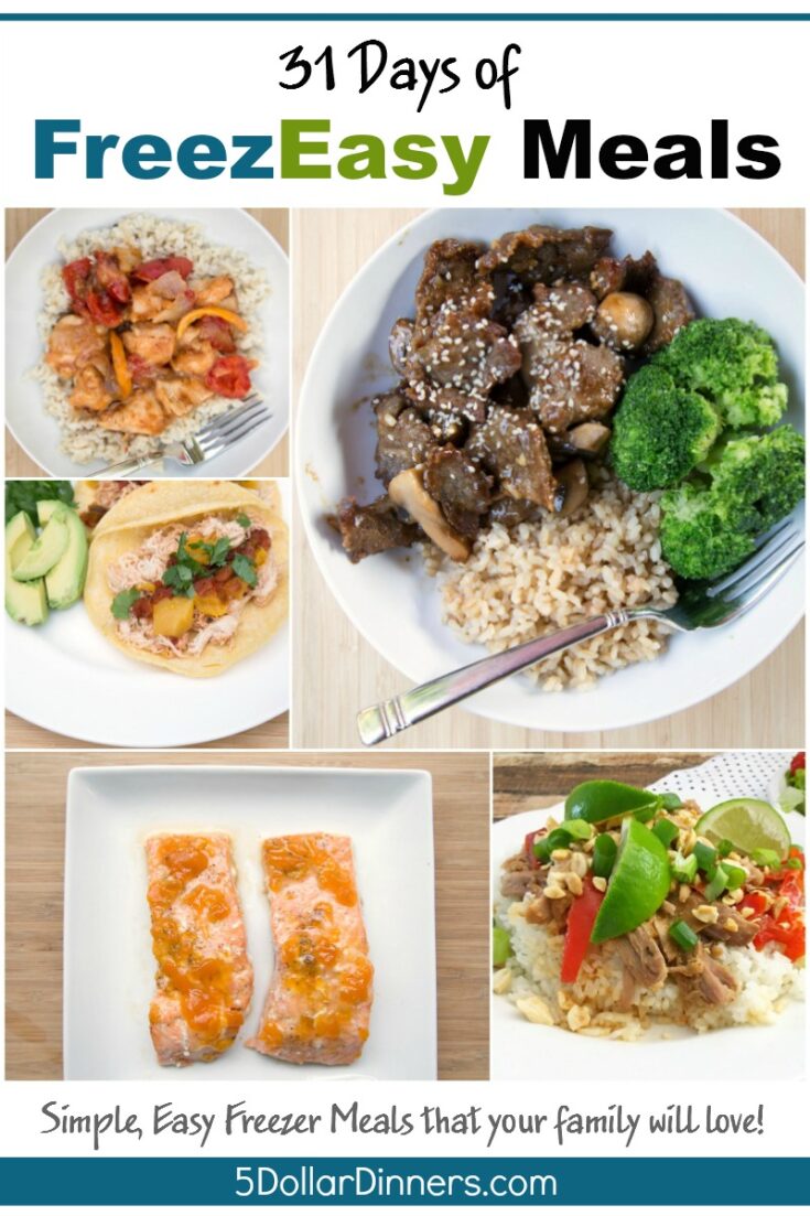 31 Days of.... - $5 Dinners | Budget Recipes, Meal Plans, Freezer Meals