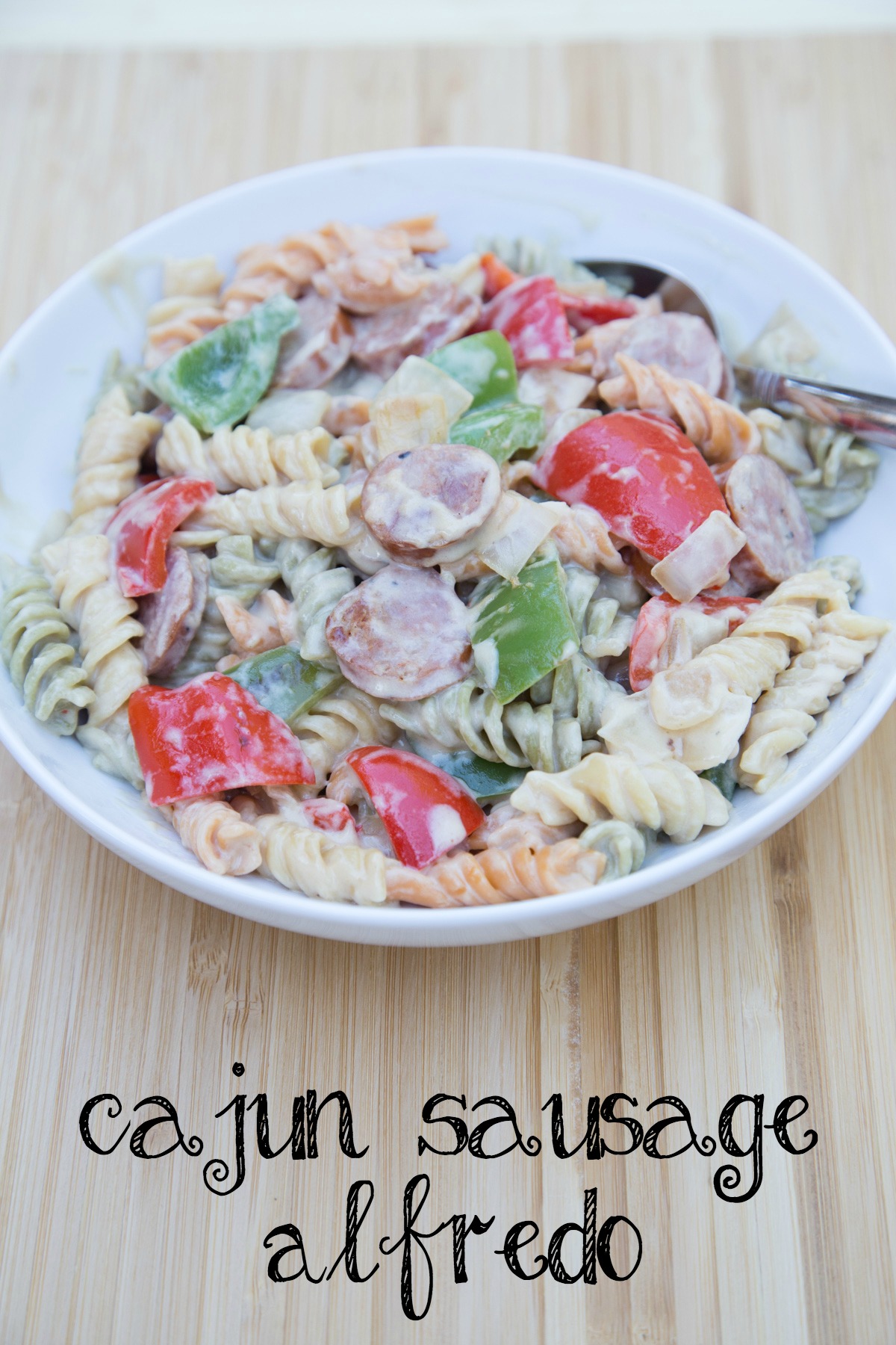 5 Ingredient Cajun Sausage Alfredo