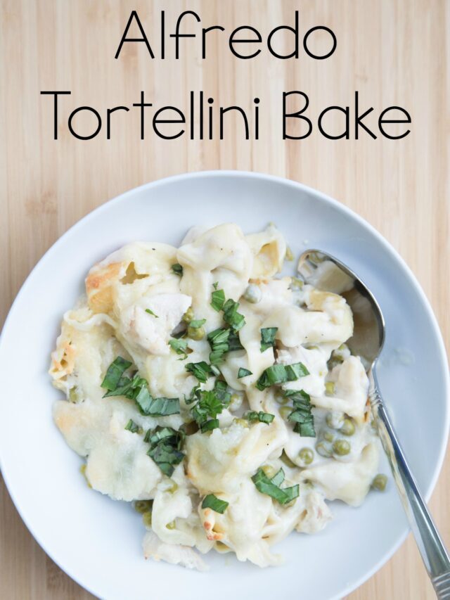 No-Boil Alfredo Tortellini Bake: Easy Weeknight Dinner