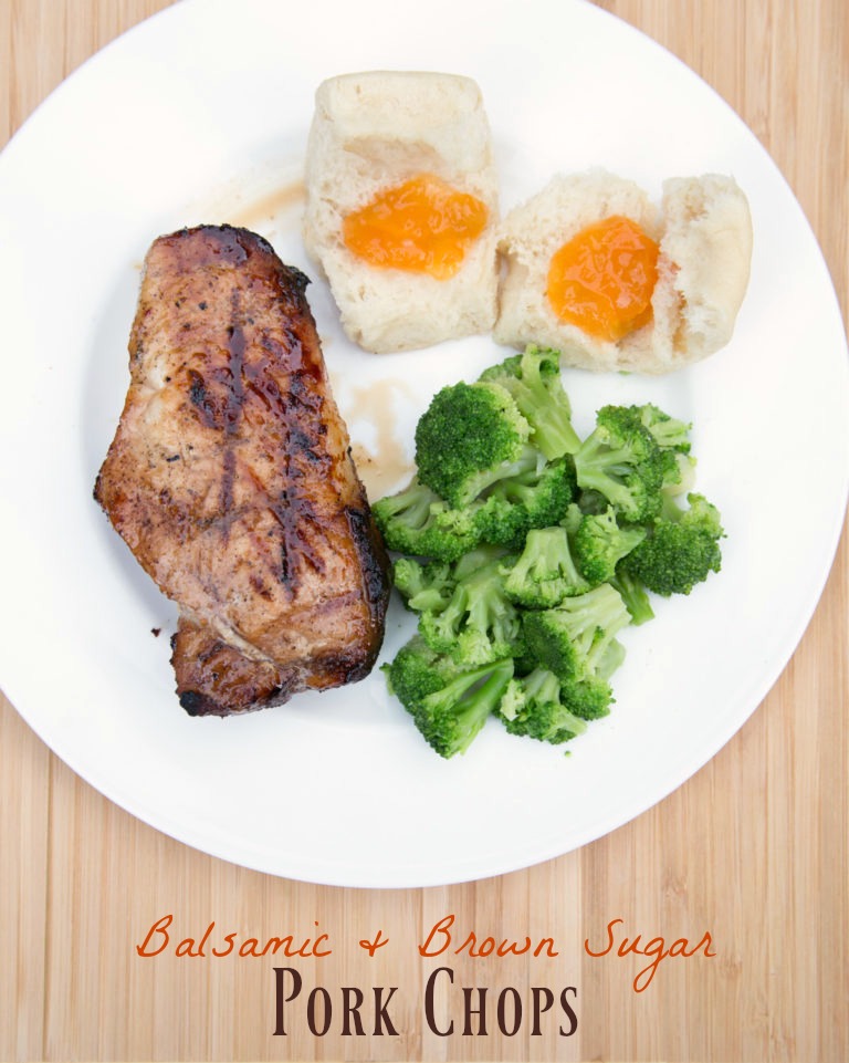 Brown Sugar Balsamic Pork Chops