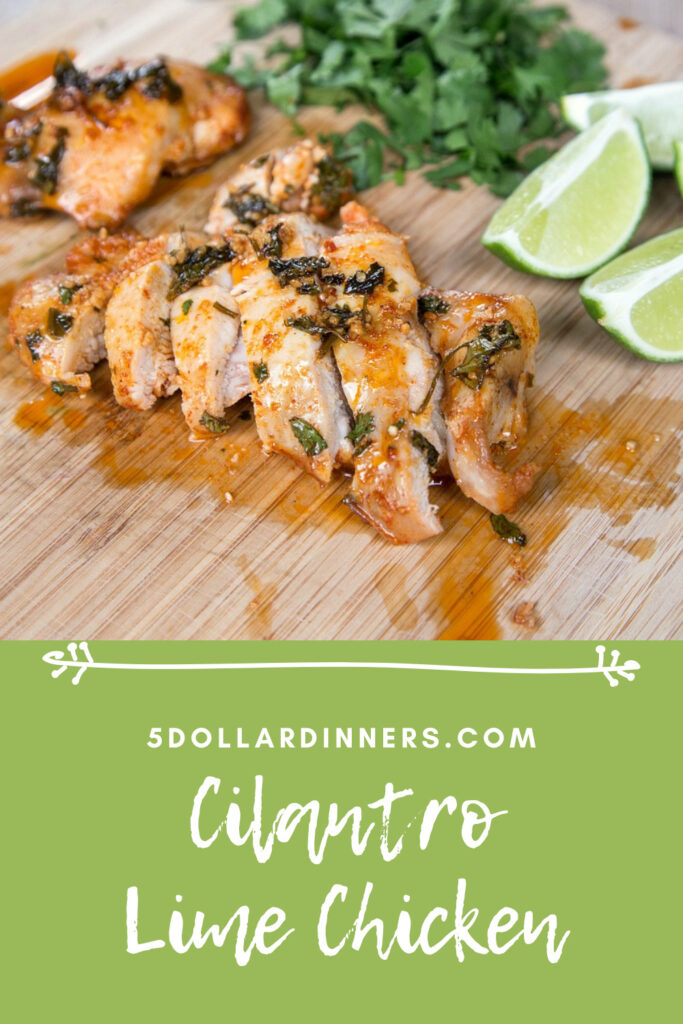 freezer friendly cilantro lime chicken