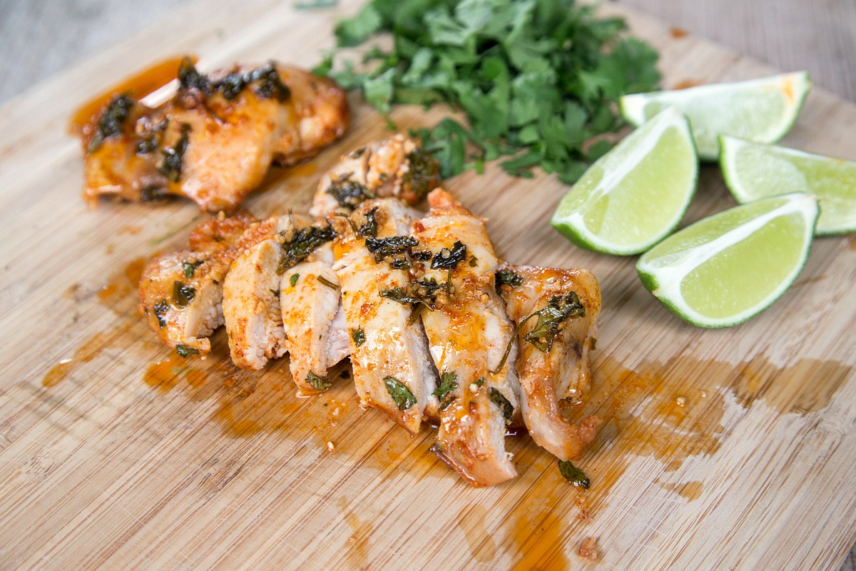 Freezer Friendly Cilantro Lime Chicken from 5DollarDinners.com