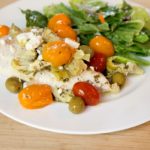 Greek Chicken Bake ~ freezer friendly recipe from 5DollarDinners.com