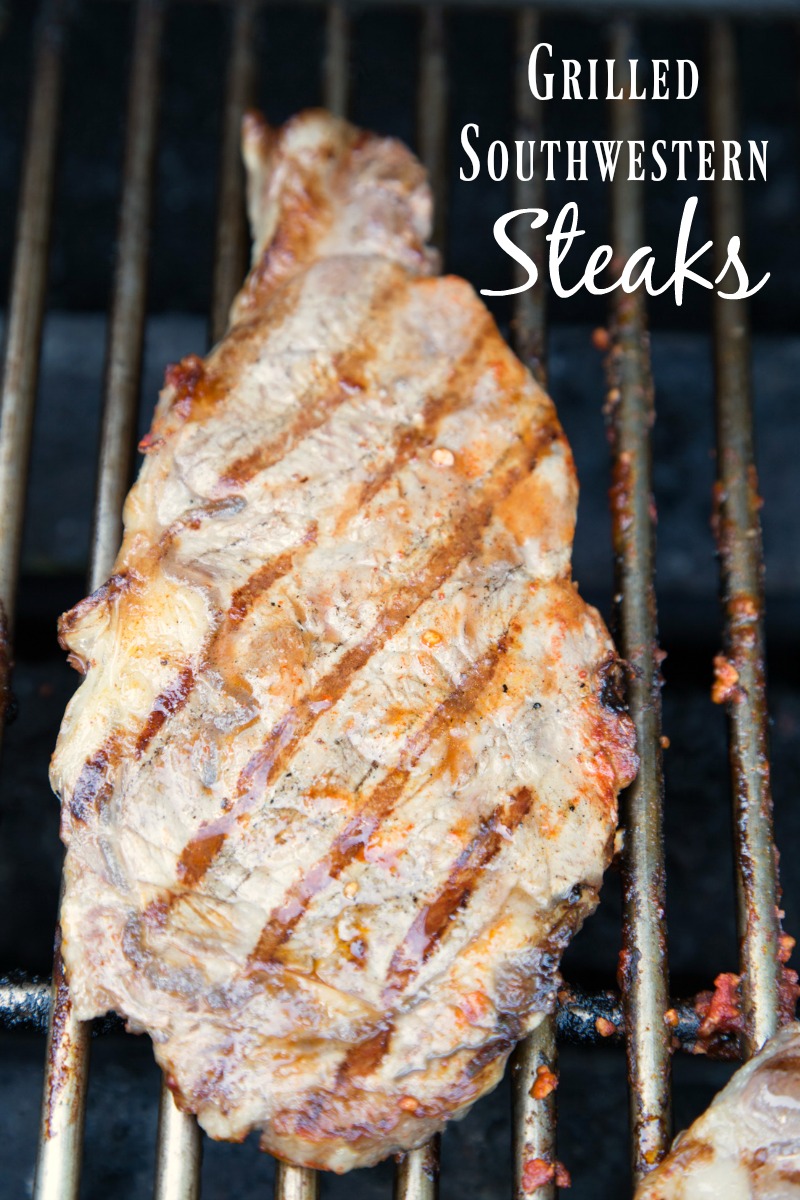 5 Ingredient Recipe for Grilled Southwestern Steaks from 5DollarDinners.com