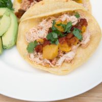 Slow Cooker Mango Salsa Chicken from 5DollarDinners.com