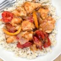 Freezer Friendly Sweet Orange Ginger Chicken Recipe from 5DollarDinners.com