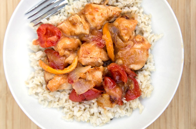 Freezer Friendly Sweet Orange Ginger Chicken Recipe from 5DollarDinners.com