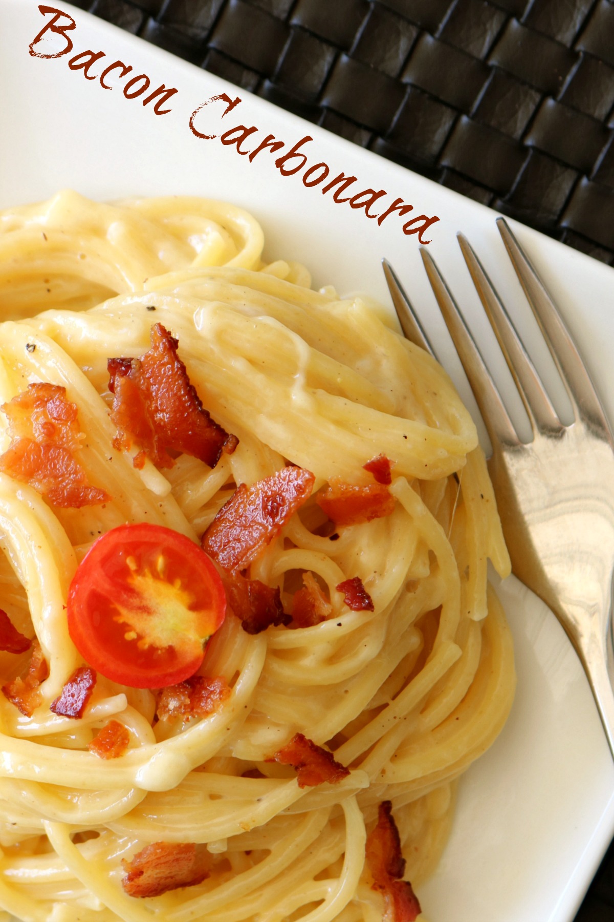 Bacon Carbonara Recipe from 5DollarDinners.com