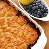 Lemon Blueberry Cobbler Recipe from 5DollarDinners.com