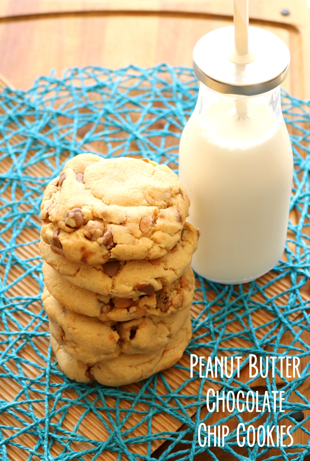 peanut butter chocolate chip cookies