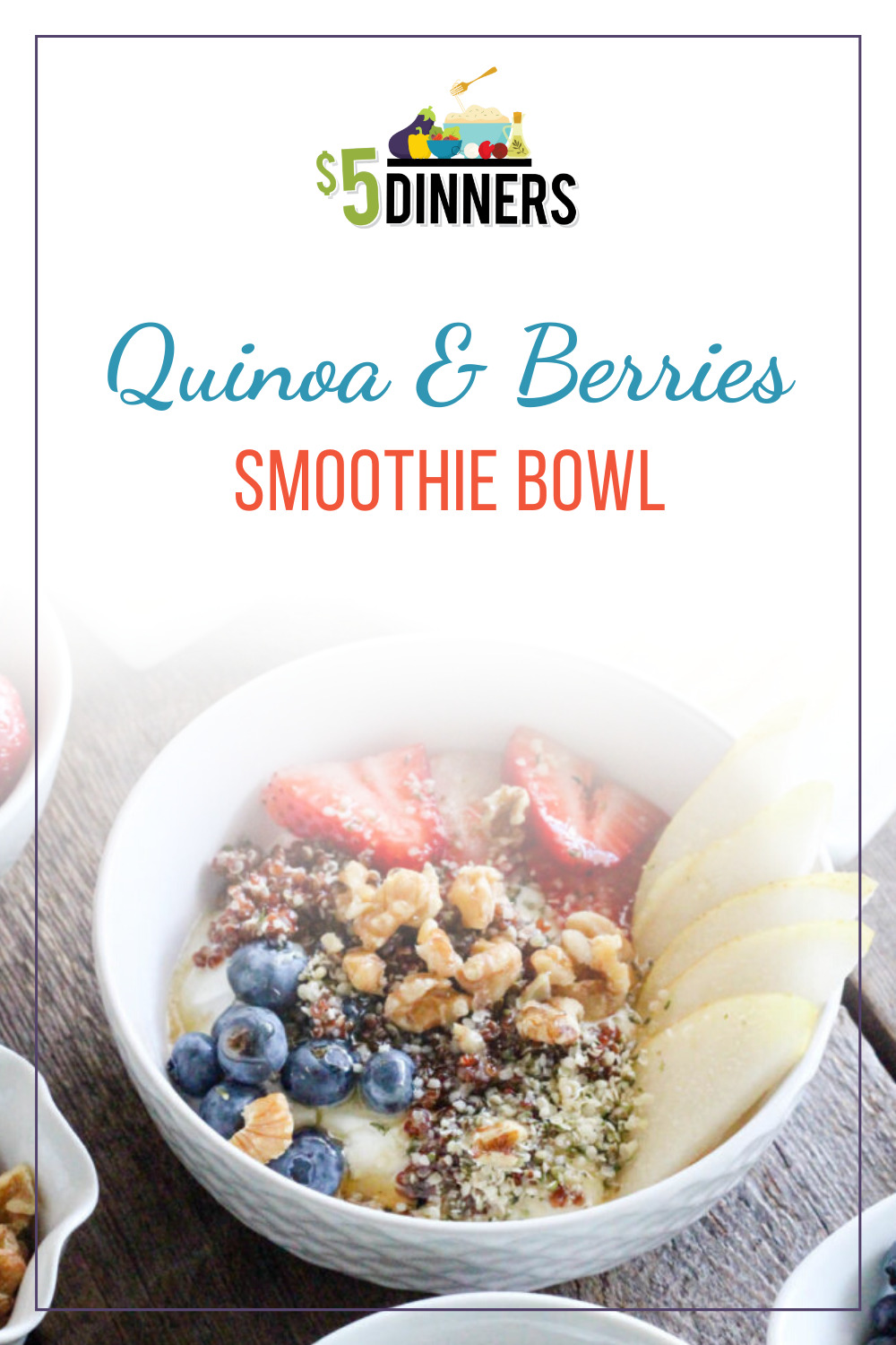 quinoa berries smoothie bowl