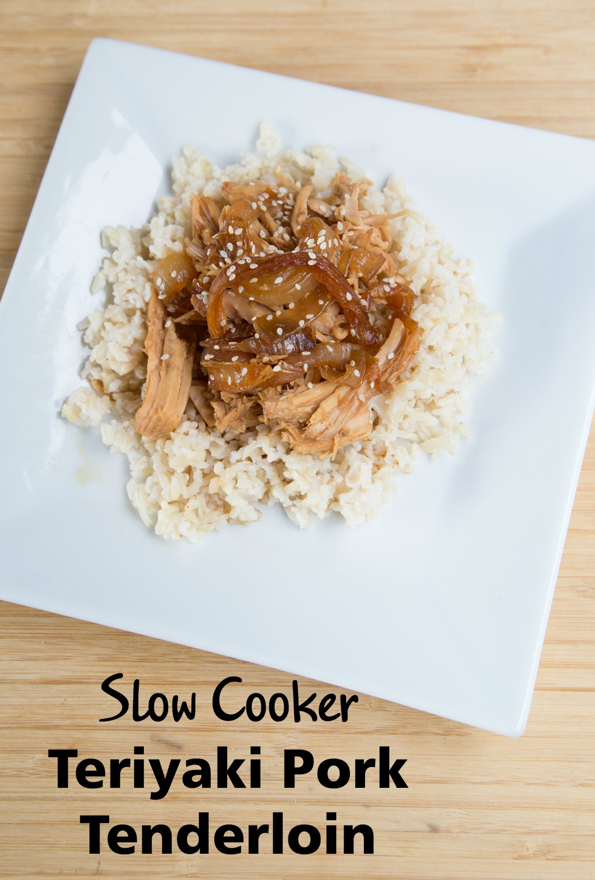 slow cooker teriyaki pork tenderloin