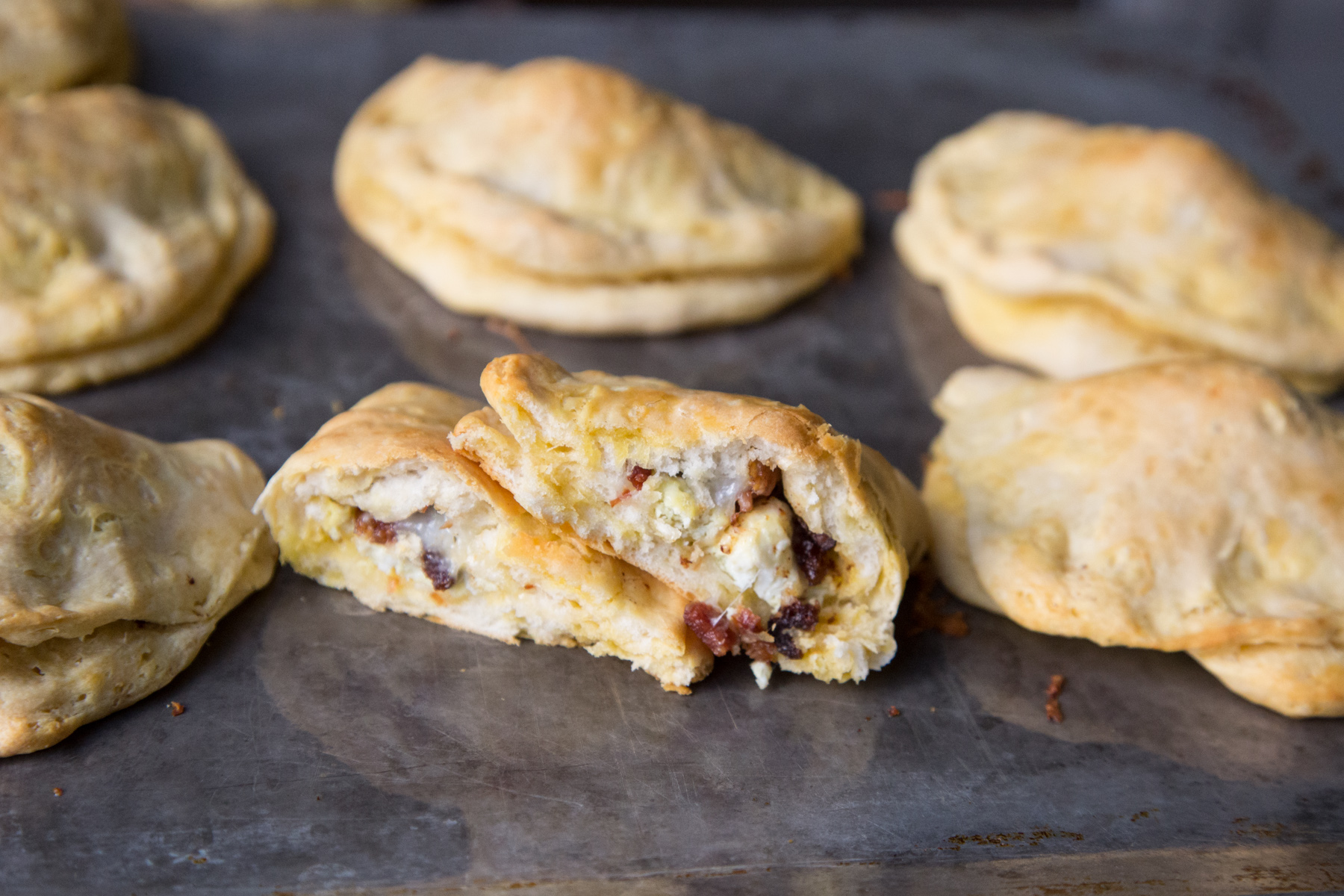 breakfast biscuit calzones