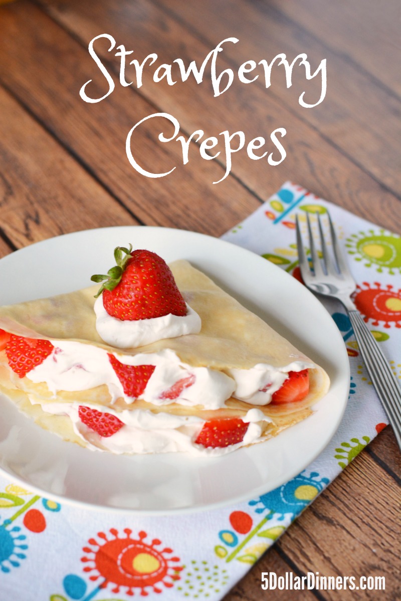 strawberry crepes