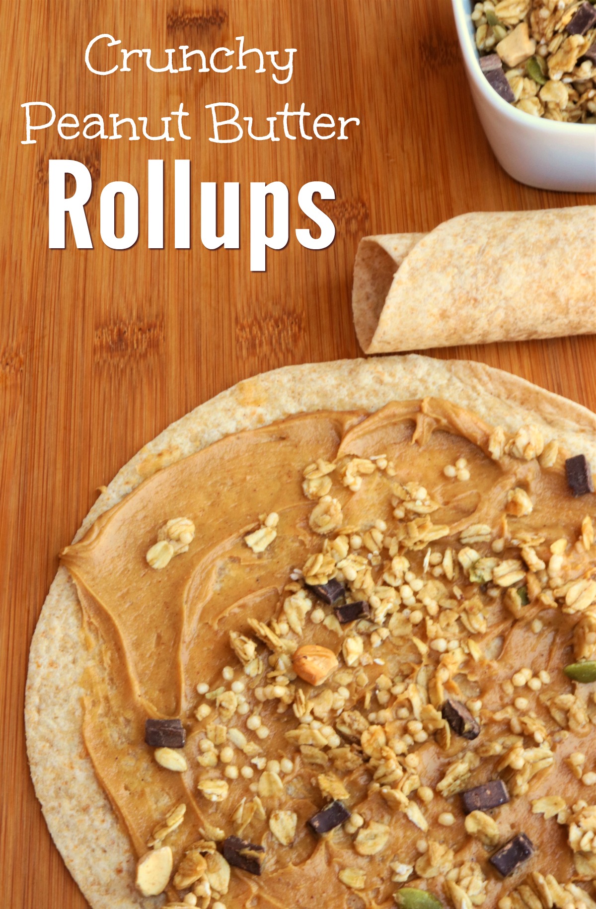 Crunchy Peanut Butter Rollups from 5DollarDinners.com