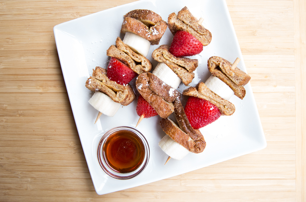 french toast kebabs