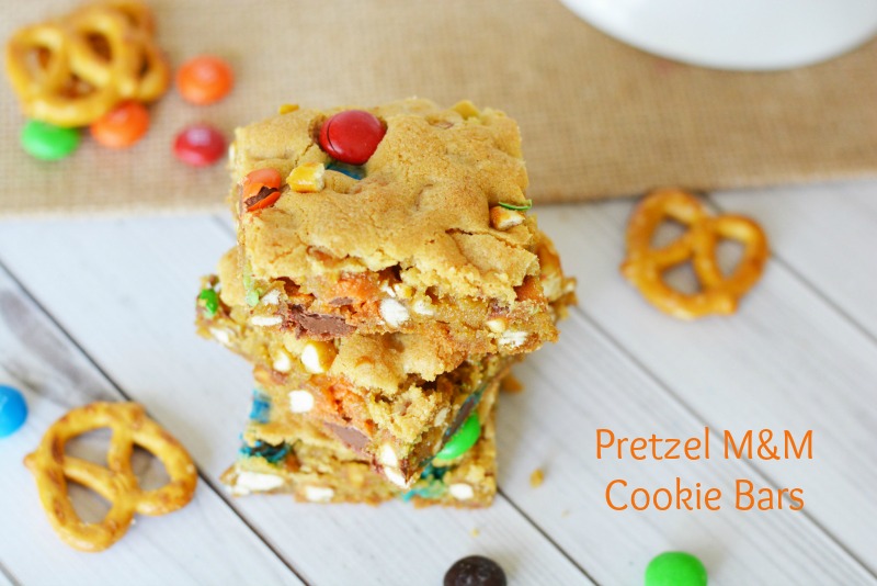 pretzel mm cookie bars 3