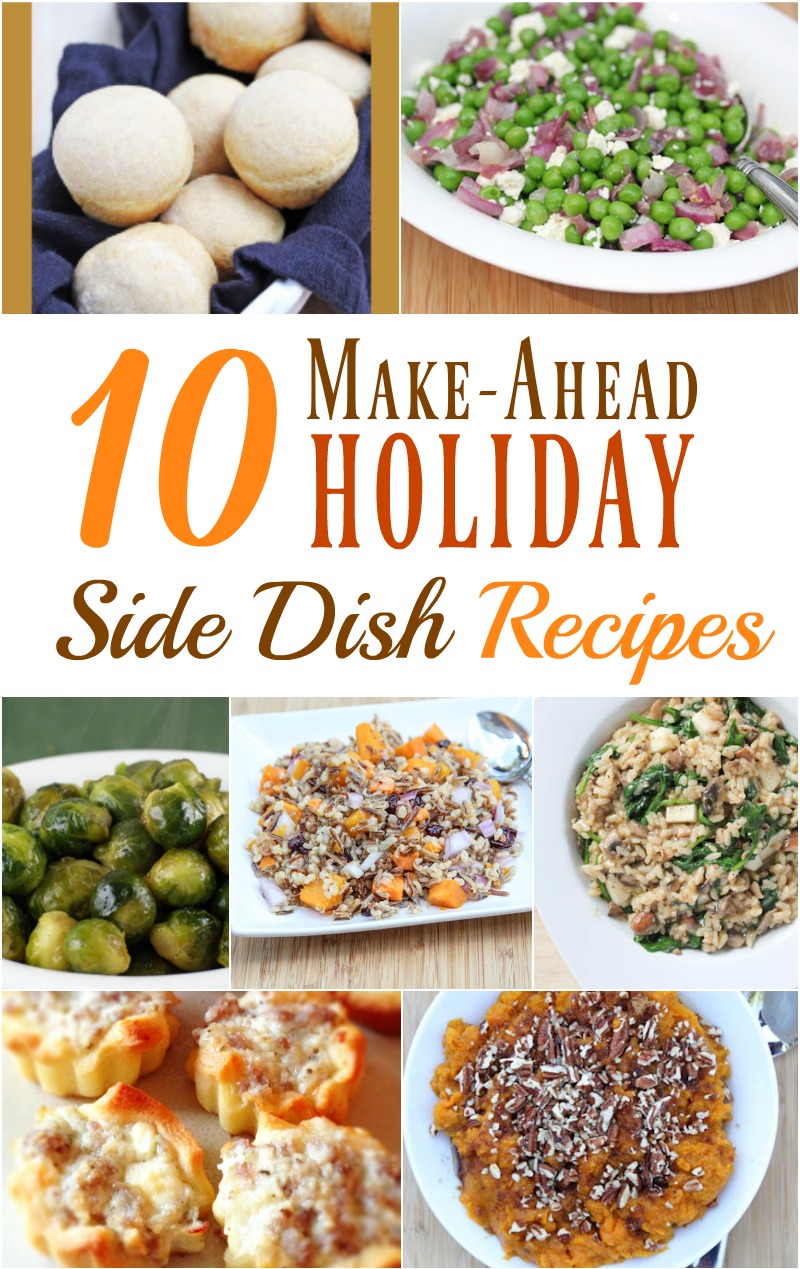 10 Make Ahead Holiday Side Dish Recipes from 5DollarDinners