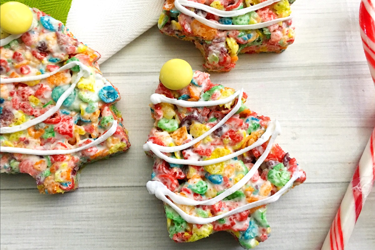 Fruity Pebbles Christmas Trees