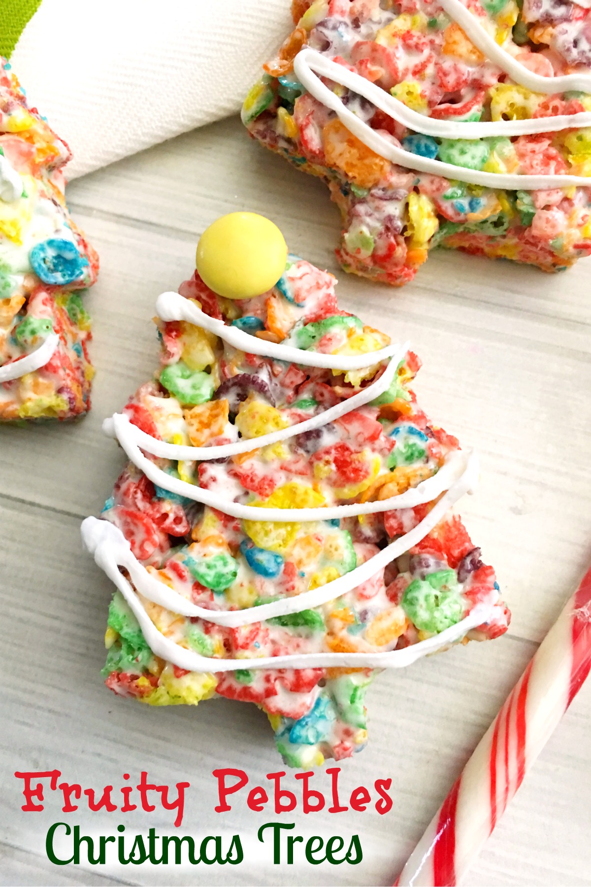 Fruity Pebbles Christmas Trees