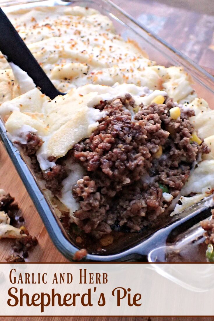 Garlic and Herb Shepherd's Pie 5 Dinners Recipes & Meal Plans