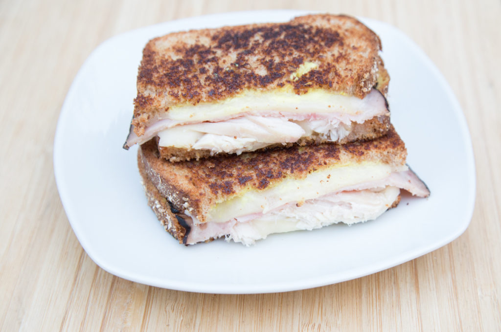 chicken cordon bleu grilled cheese