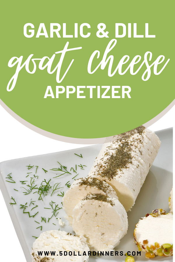 garlic dill goat cheese appetizer