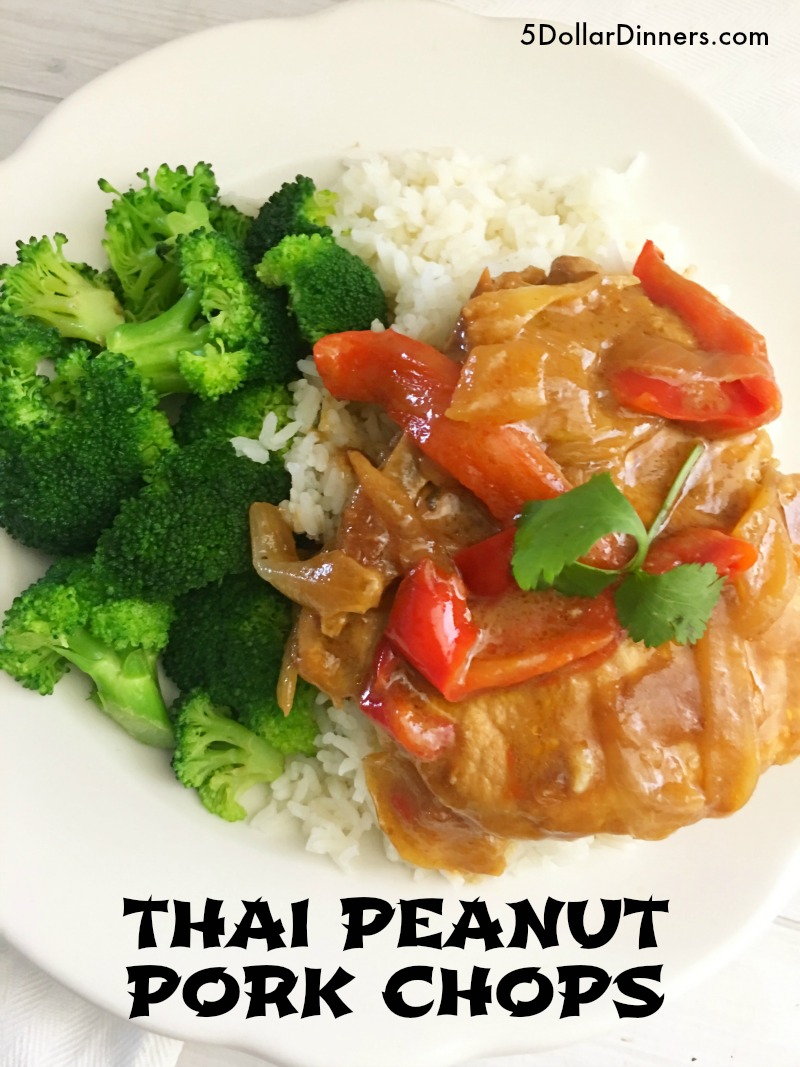thai peanut pork chops