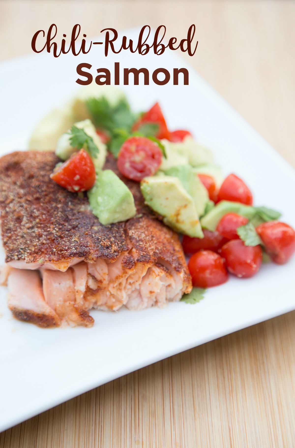 chili rubbed salmon