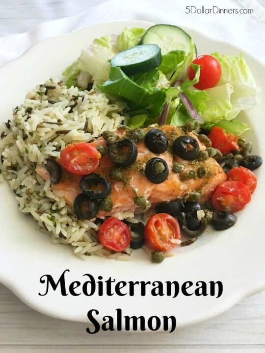 Mediterranean Salmon - $5 Dinners | Budget Recipes, Meal Plans, Freezer