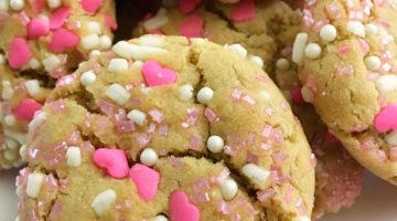 Valentine's Day Peanut Butter Cookies from 5DollarDinners.com