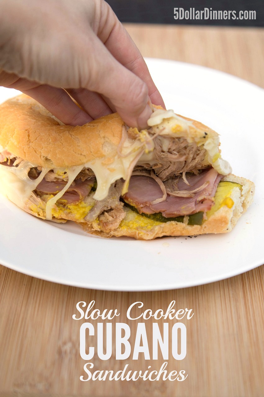 Slow Cooker Cuban Sandwich from 5DollarDinners.com