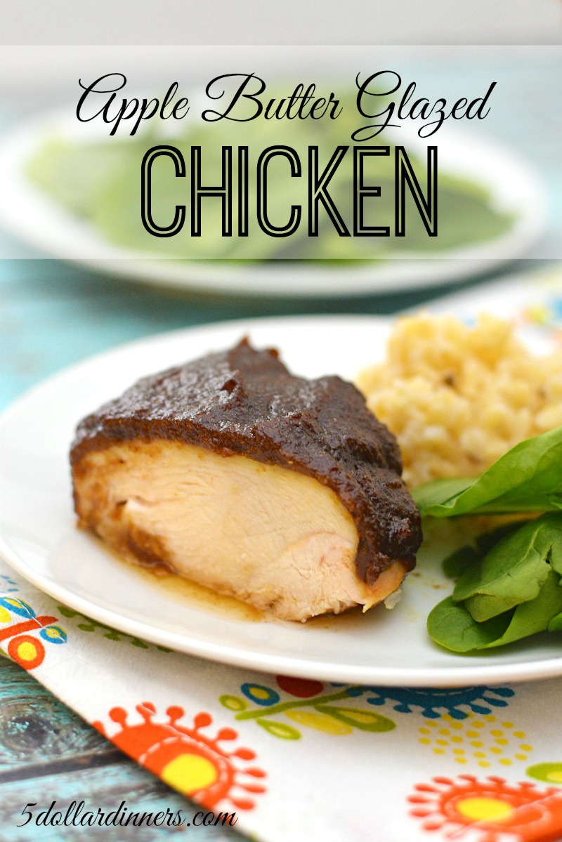 apple butter glazed chicken