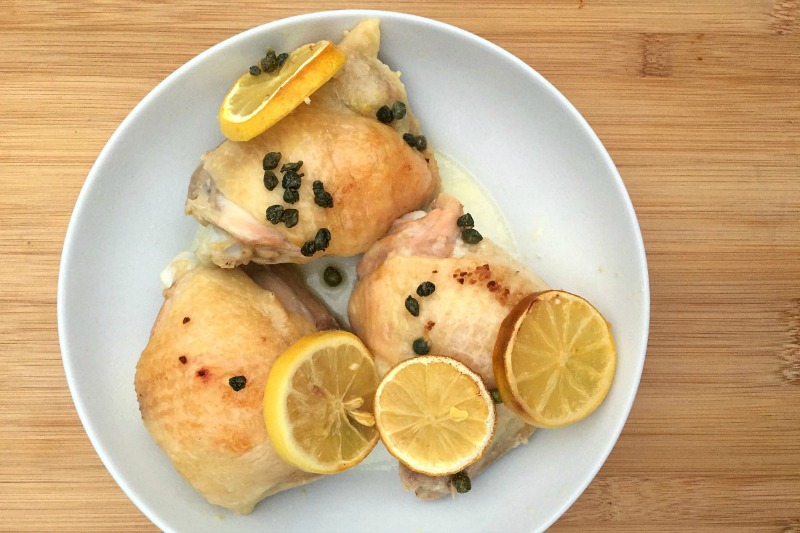 baked chicken piccata