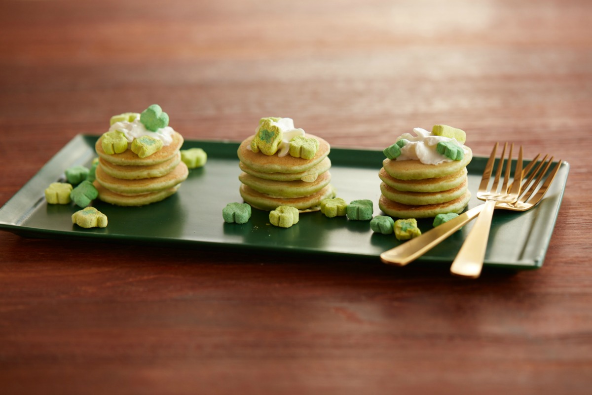 Leprechaun Pancake Bites