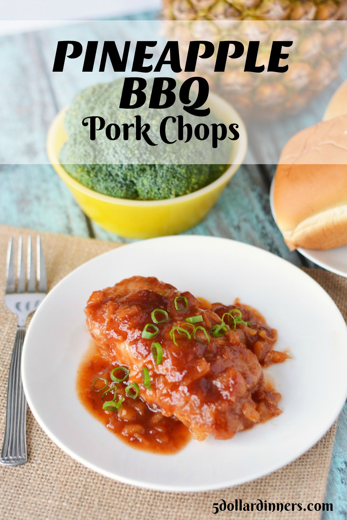 pineapple bbq pork chops