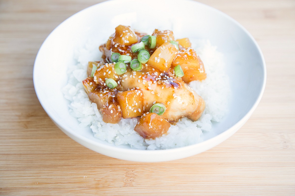 slow cooker pineapple chicken