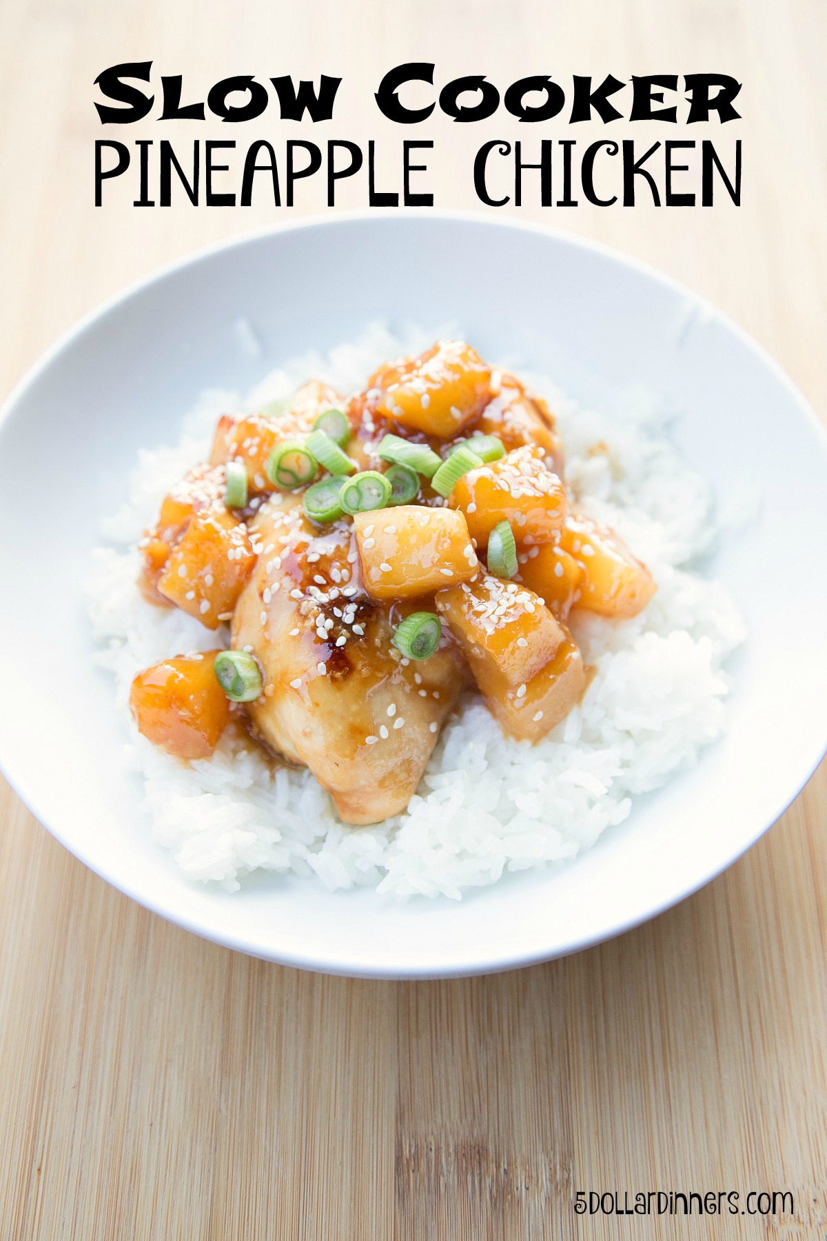 slow cooker pineapple chicken